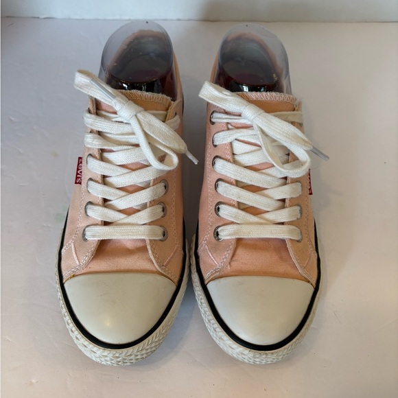 Levi’s Stan Buck Chuck Taylor style peach canvas sneakers size 6.5 - Picture 10 of 10